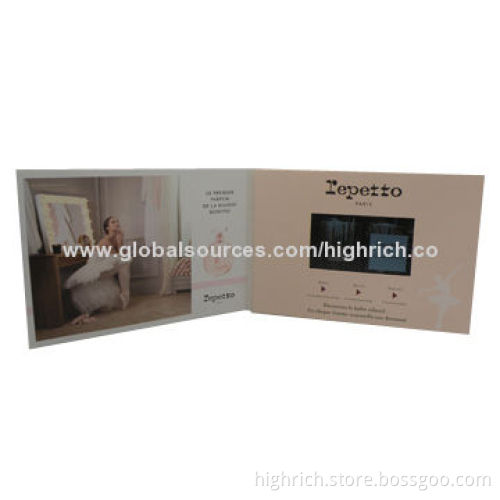 Video Booklet with USB Download Function, Memory Size of 128MB to 2GB